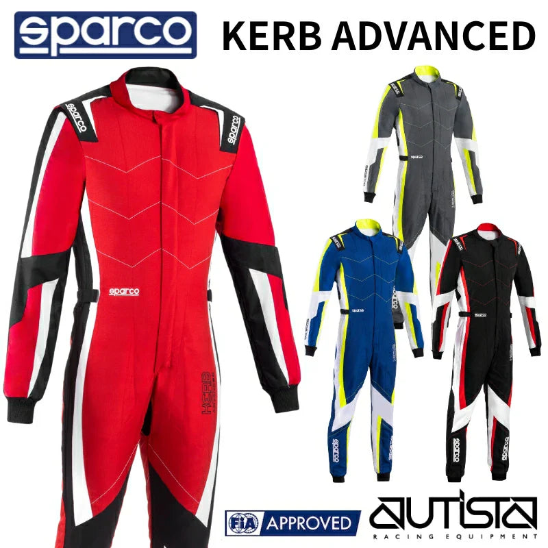 【2025NEW】スパルコ レーシングスーツ カーブアドバンスド カート用 KERB ADVANCED FIA8877-2022公認
