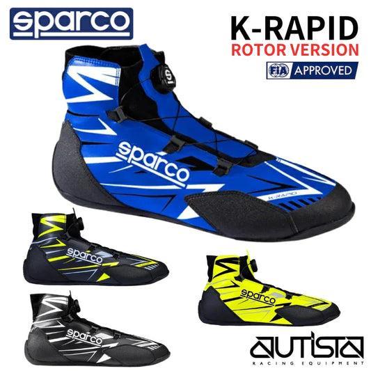 【2025NEW】スパルコ レーシングシューズ  ケーラピッド カート用 Sparco K-RAPID ROTOR FIA8877-2022公認