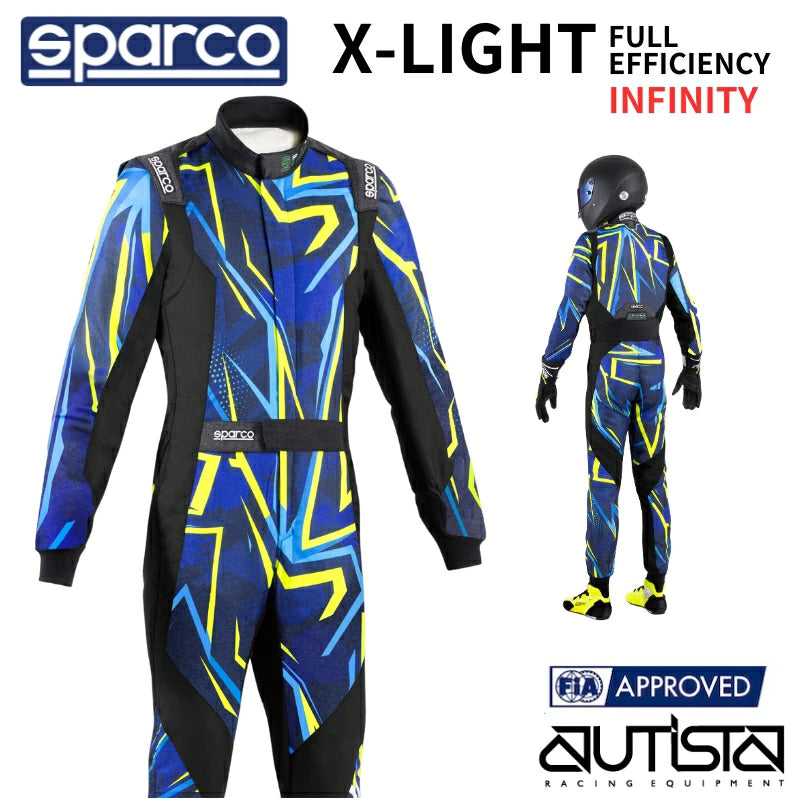 【2025NEW】スパルコ レーシングスーツ エックスライトインフィニティ 四輪用 Sparco X-LIGHT FULL EFFICIENCY INFINITY FIA8859-2018公認