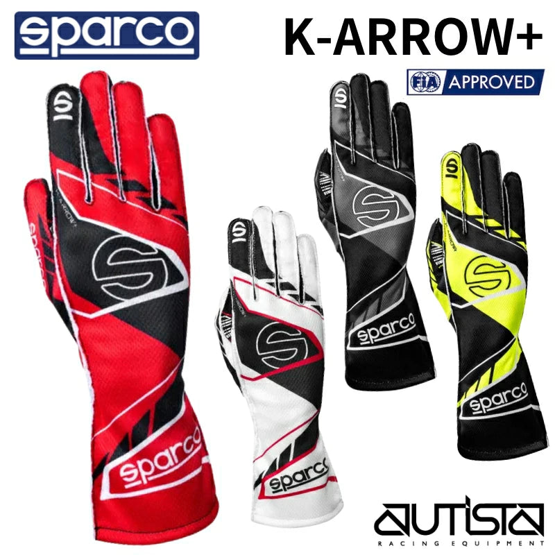 【2025NEW】スパルコ レーシングカートグローブ  ケーアロープラス カート用  Sparco K-ARROW+ FIA8877-2022公認