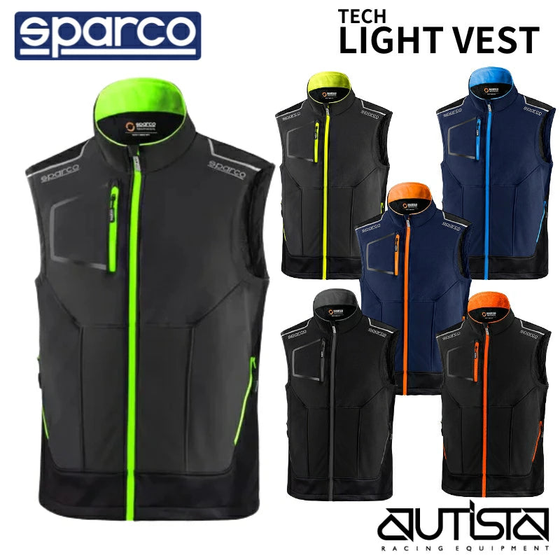 【2025NEWカラー追加】スパルコ   テック  ライトベスト メカニックウエア SPARCO  TECH  LIGHTVEST  チームウェア