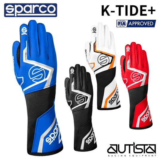 【2025NEW】スパルコ レーシングカートグローブ ケータイドプラス カート用  Sparco K-TIDE+ FIA8877-2022公認
