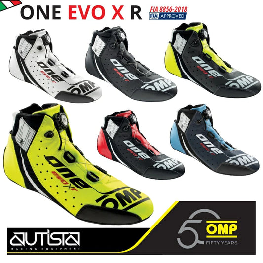 OMP One Evo X R Race Boots FIA8856-2018