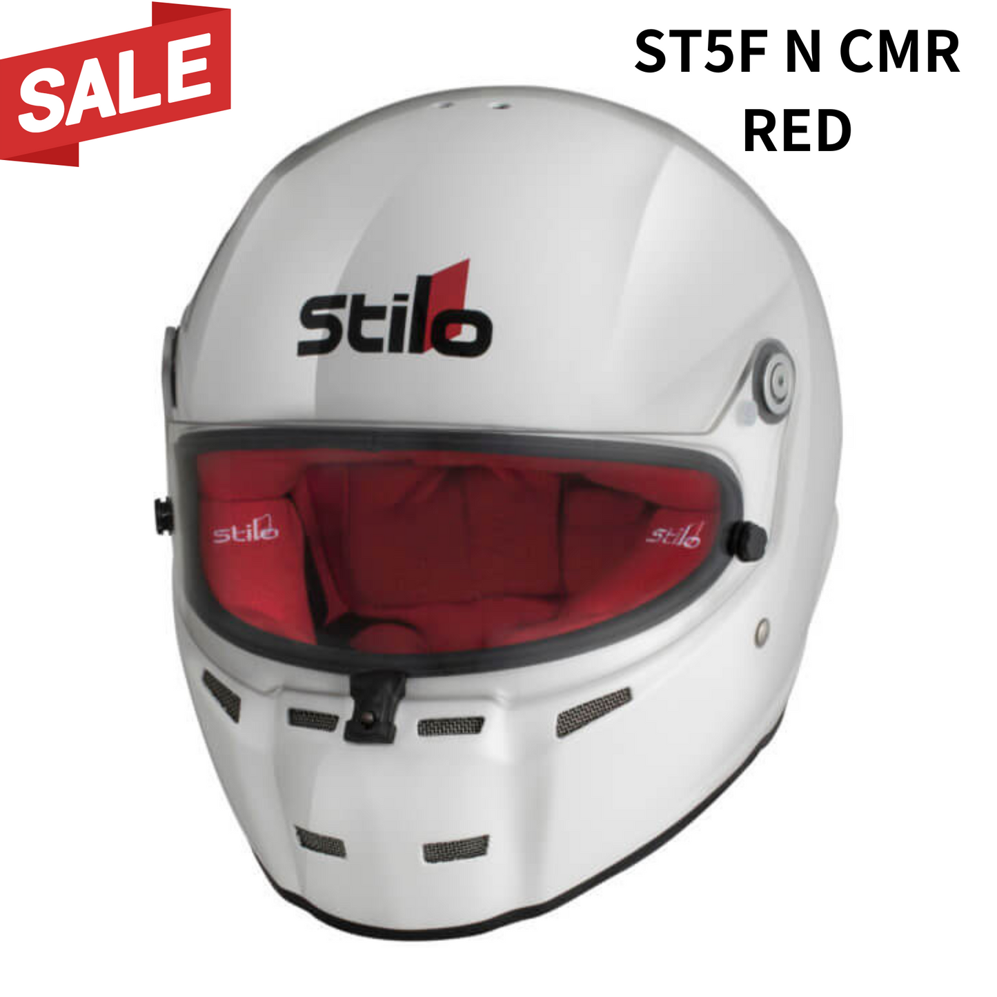 数量限定 セール Stilo スティーロヘルメット ST5F N CMR カート用 CMR2016公認 内装色レッド