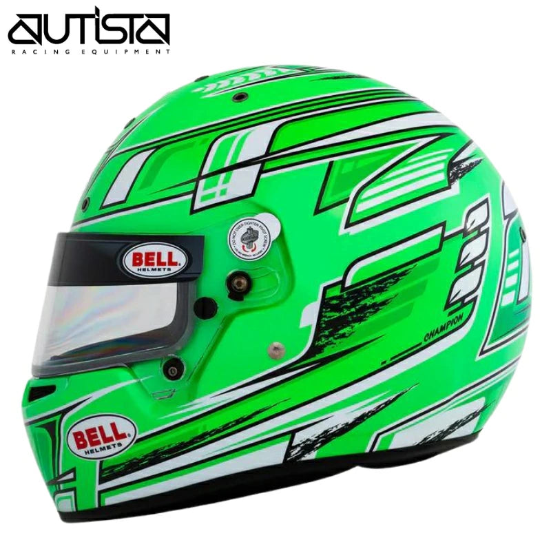 BELL RACING HELMET | KC7-CMR CHAMPION GREEN