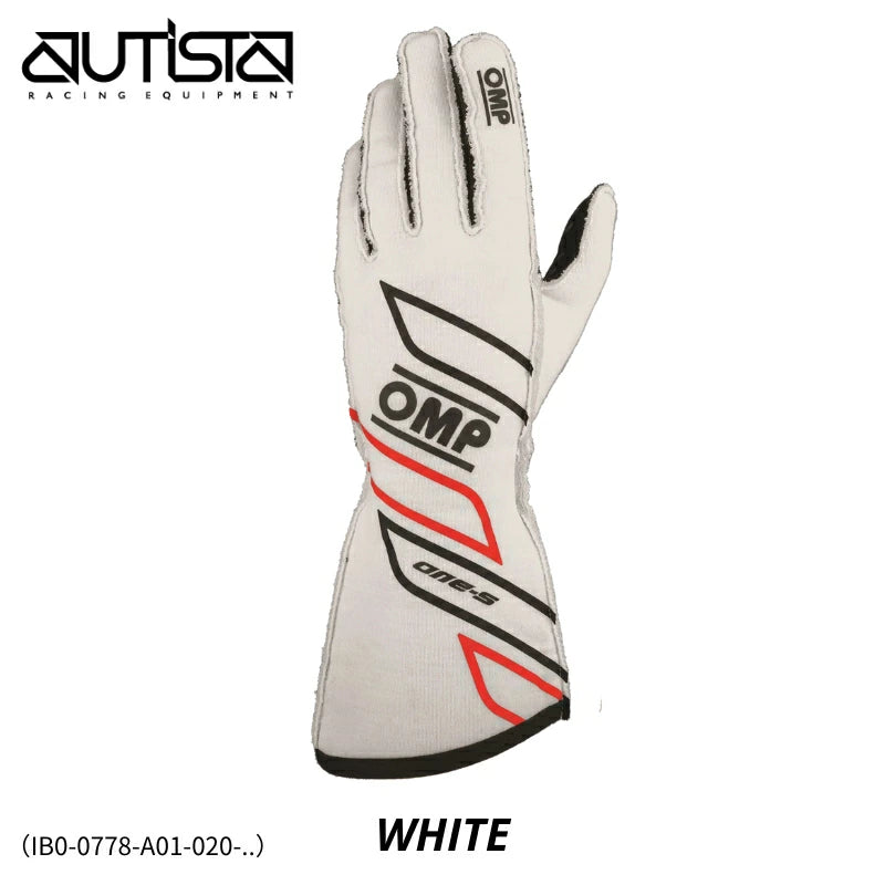 OMP レーシンググローブ 4輪用 ONE-S オーエムピー ワンエス FIA8856-2018公認 外縫い 走行会 レース 四輪用レーシンググローブ 2025NEWモデル