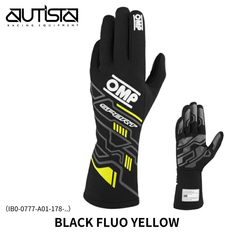 OMP SPORT GLOVES FIA 8856-2018