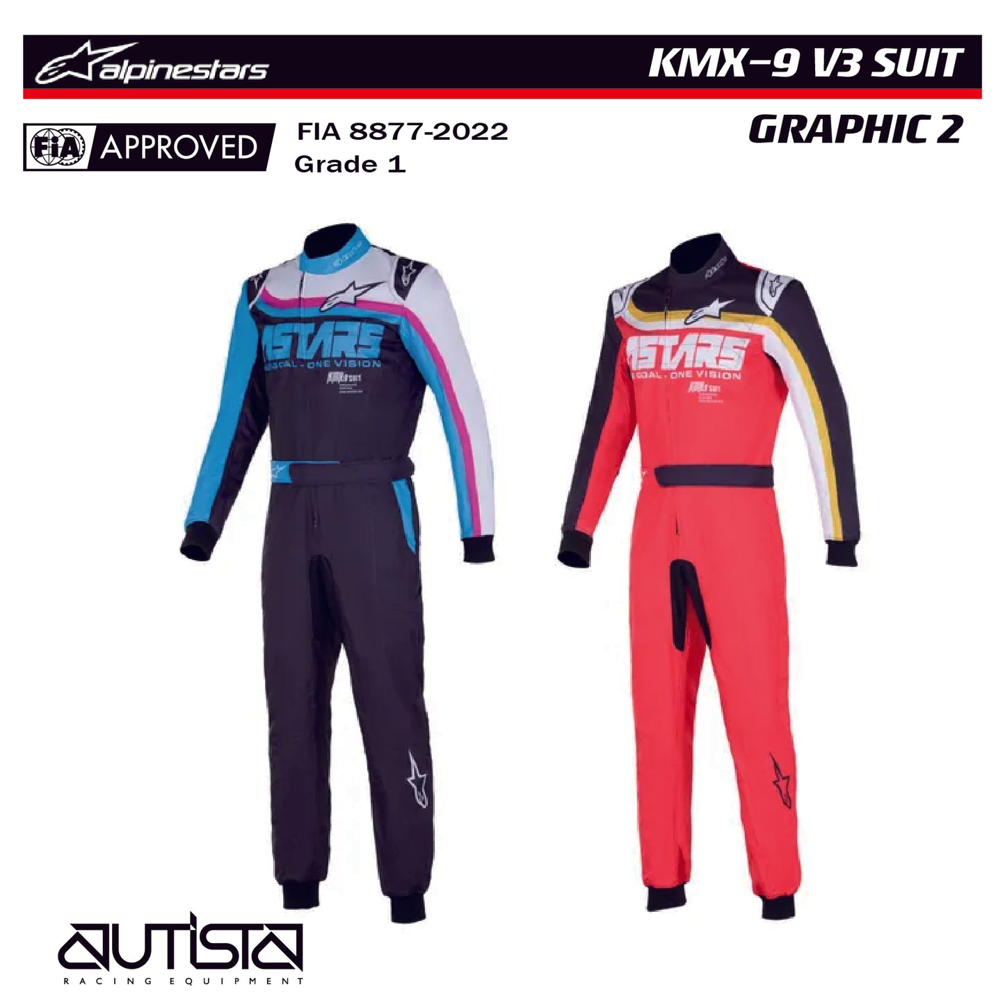 アルパインスターズ KMX-9 V3 GRAPHIC 2 SUIT 2025.1