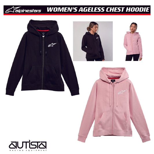 アルパインスターズ ジップパーカー フーディー WOMEN'S AGELESS CHEST HOODIE