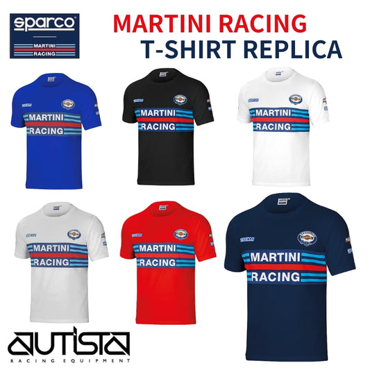 Sparco MARTINI T-SHIRT REPLICA スパルコ マルティニ レーシング Tシャツ レプリカ 半袖  レーシングウェア