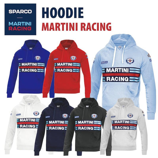 Sparco MARTINI RACING HOODIE スパルコ マルティニ レーシング フーディ パーカー 長袖 レーシングウェア