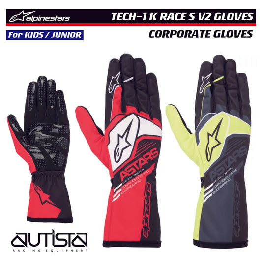 アルパインスターズ TECH-1 K RACE S V2 CORPORATE GLOVE for KIDS/JUNIOR 2025
