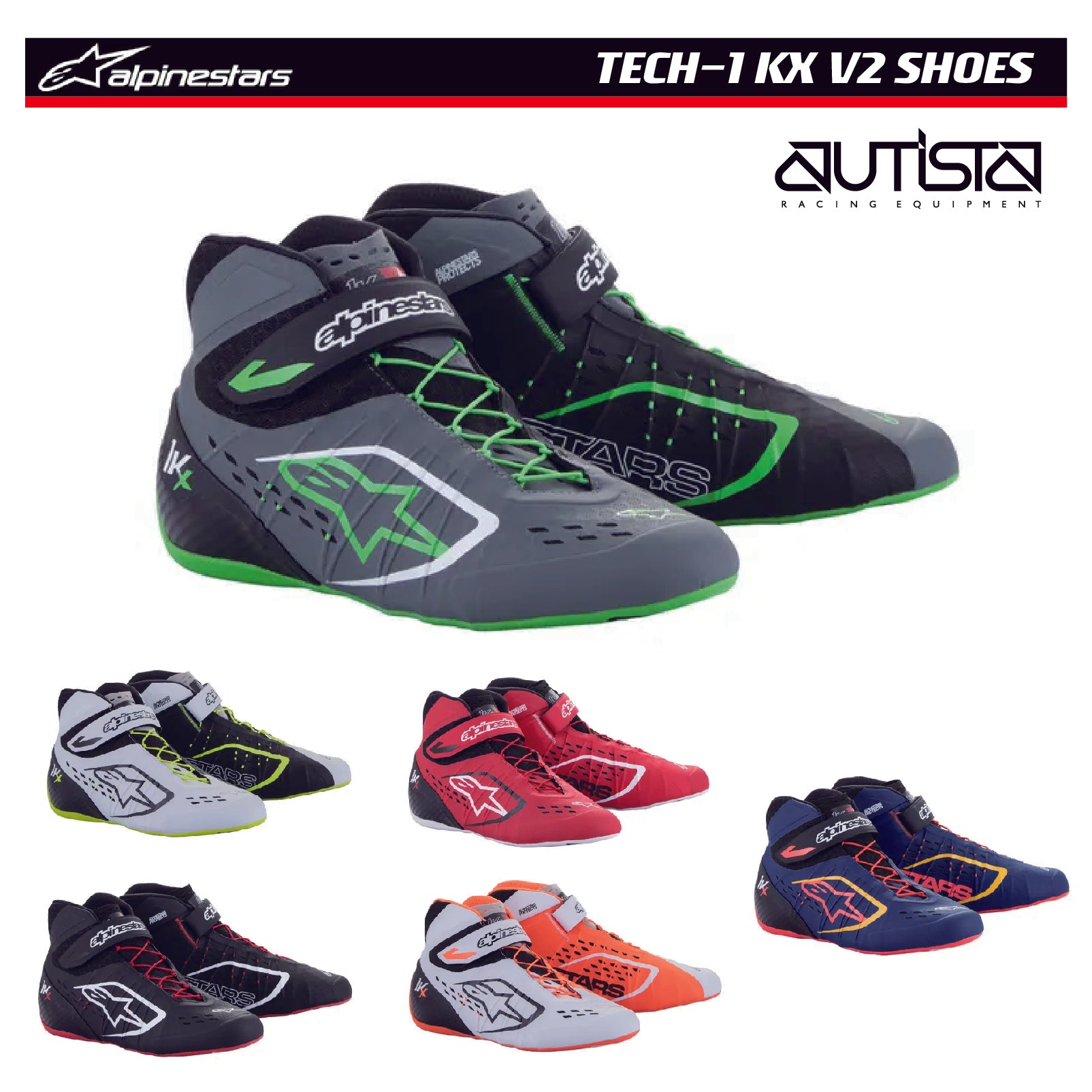 アルパインスターズ TECH-1 KX V2 SHOES – スパルコ専門店アウティスタ