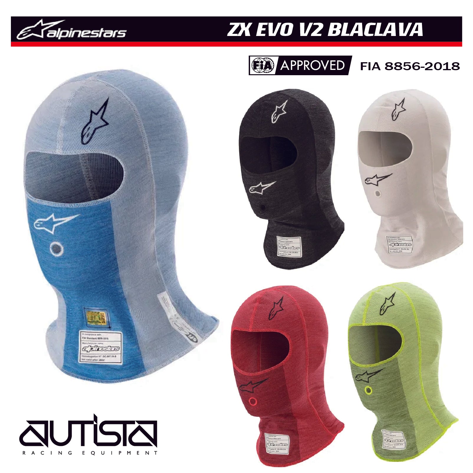 アルパインスターズ　ZX EVO V2 BALACLAVA