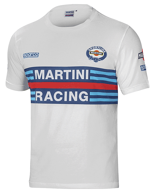 Sparco MARTINI T-SHIRT REPLICA スパルコ マルティニ レーシング Tシャツ レプリカ 半袖 レーシングウェア