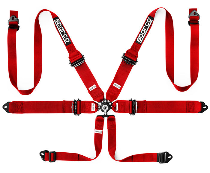 スパルコ 04818RHALPD1 ハーネス 6点式シートベルト HANS対応