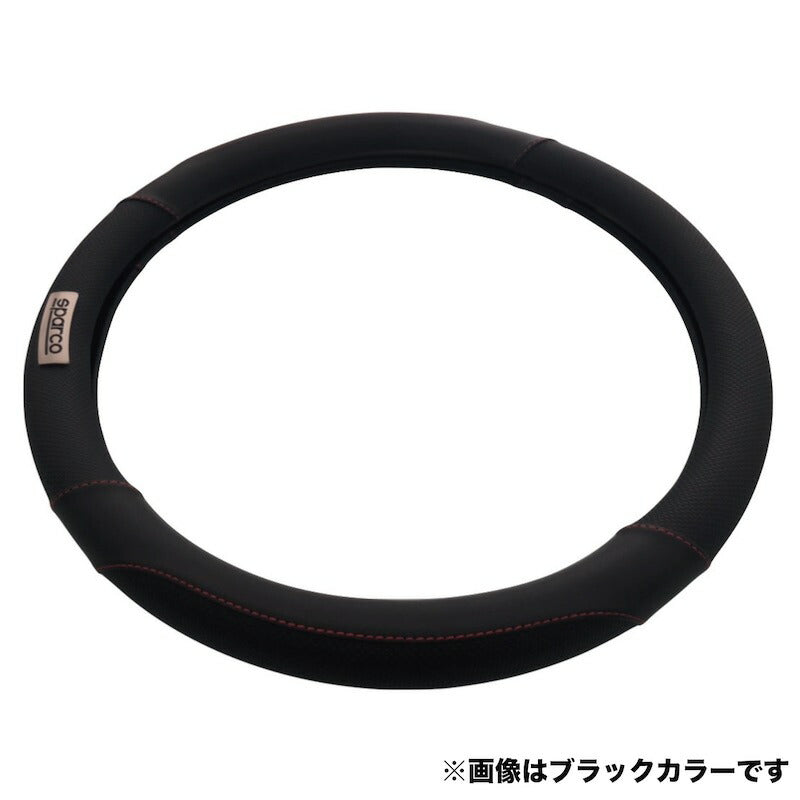 スパルココルサ ステアリングカバー S レッド SPC1113RSJ_S ステアリングアクセサリー