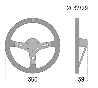 スパルコ ステアリングホイール TARGA 350