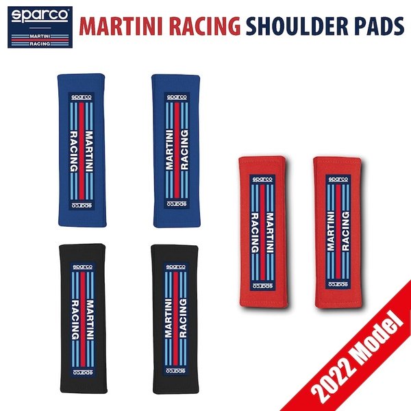 マルティニレーシング ショルダーパッド 2022年モデル スパルコ SPARCO MARTINI SHOULDER PADS ハーネスパッド