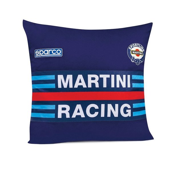 マルティニレーシング クッション 2022年モデル スパルコ SPARCO MARTINI RACING REPLICA THROW PILLOW 40×40 レプリカ スロー ピロー