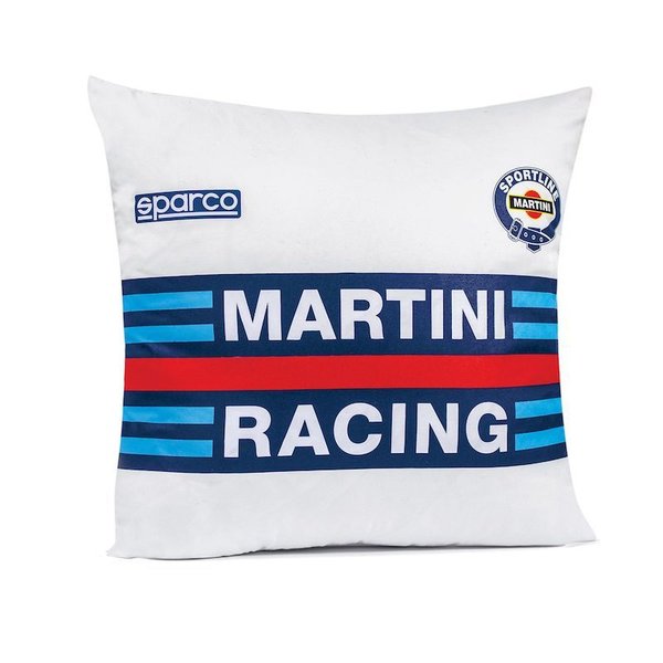 マルティニレーシング クッション 2022年モデル スパルコ SPARCO MARTINI RACING REPLICA THROW PILLOW 40×40 レプリカ スロー ピロー