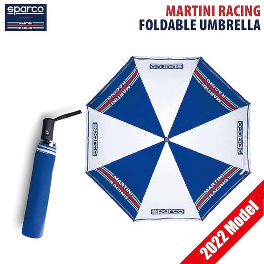 マルティニレーシング 折りたたみ傘 2022年モデル スパルコ SPARCO MARTINI RACING FOLDABLE UMBRELLA フォルダブル アンブレラ パラソル 傘