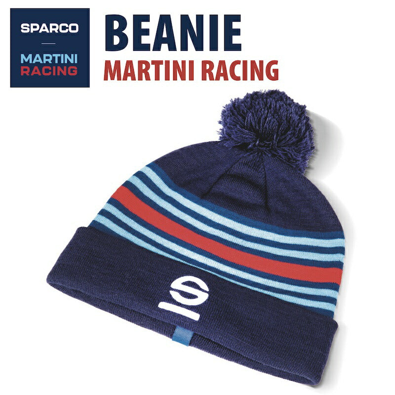 Sparco MARTINI RACING BEANIE スパルコ マルティニ レーシング ビーニー ニット帽 帽子　 レーシングウェア