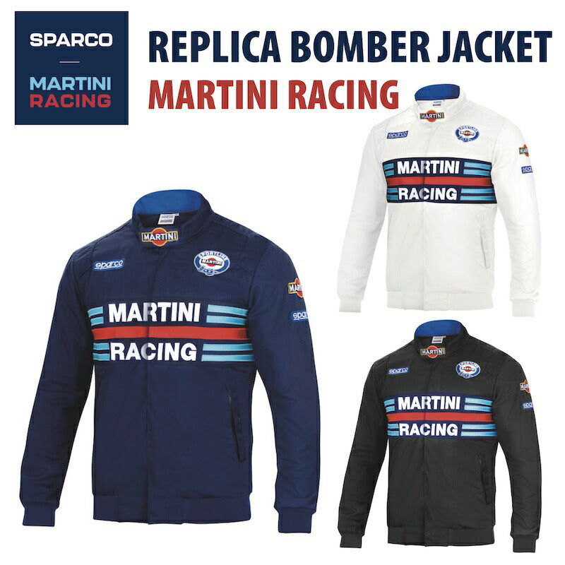 Sparco MARTINI RACING BOMBER JACKET スパルコ マルティニ レーシング ボンバージャケット 長袖　 レーシングウェア