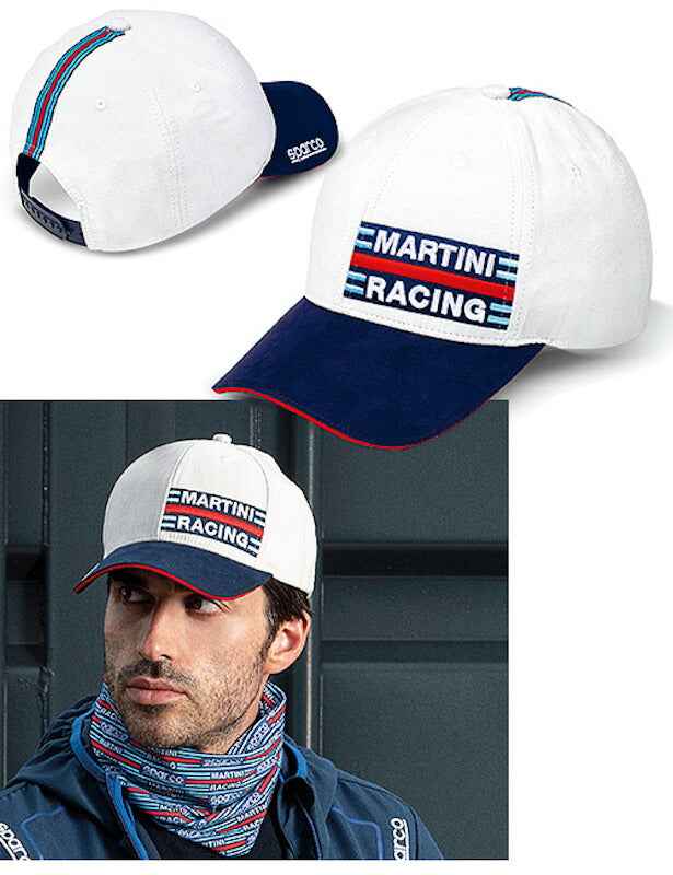 マルティニレーシング キャップ サイドロゴ 2022年モデル スパルコ SPARCO MARTINI RACING CAP SIDE LOGO