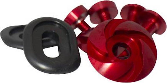 GAZE シールドネジ SCREW レッド for アライヘルメット GP-6 CK-6 SK-6 カスタム