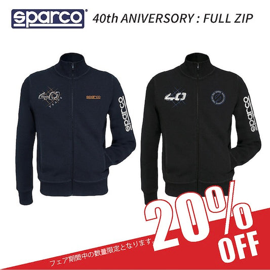 スパルコ 40th ANNIVERSORY FULL ZIP フリース