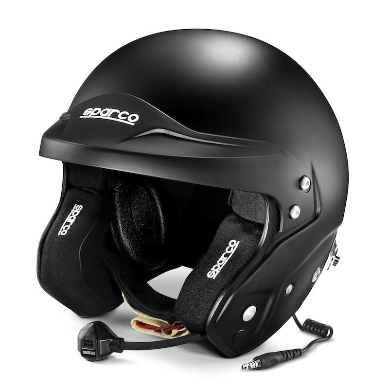 ヘルメット スパルコ AIR PRO RJ-5i エアプロ FIA公認 インターホンシステム付属 ブラック ホワイト