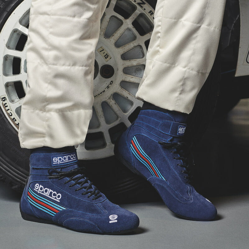 ドライビングシューズ Sparco MARTINI RACING レーシングシューズ TOP FIA公認 スパルコ マルティニ レーシング トップ 4輪 走行会