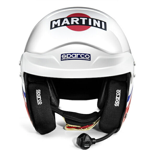 マルティニレーシング ジェット ヘルメット AIR PRO RJ-i ロゴデザイン FIA公認 2022年モデル スパルコ SPARCO MARTINI 4輪 走行会