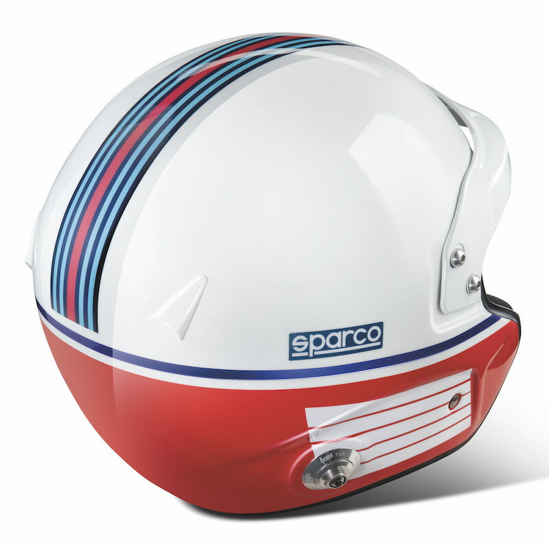 マルティニレーシング ジェット ヘルメット AIR PRO RJ-i ストライプデザイン FIA公認 2022年モデル スパルコ SPARCO MARTINI 4輪 走行会