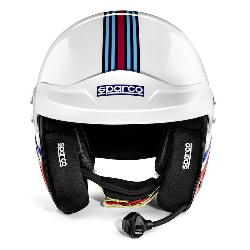 マルティニレーシング ジェット ヘルメット AIR PRO RJ-i ストライプデザイン FIA公認 2022年モデル スパルコ SPARCO MARTINI 4輪 走行会