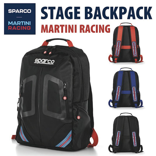Sparco MARTINI RACING STAGE BACKPACK スパルコ マルティニ レーシング リュックサック バックパック