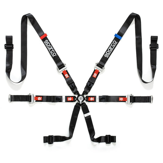 スパルコ レーシングハーネス PRIME H-9 EVO 6点式 シートベルト HANS対応 FIA公認