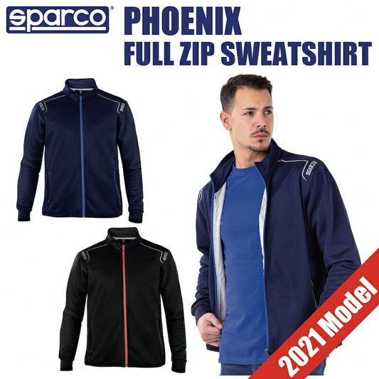 スパルコ フルジップスウェット フェニックス PHOENIX レーシングウェア 長袖 サーキットウェア