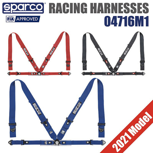 スパルコ ハーネス 04716M1 4点式シートベルト