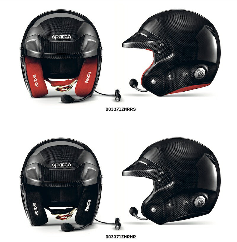 スパルコ ヘルメット RJ-i CARBON 2022年モデル FIA公認 Sparco アール ジェー アイ カーボン 4輪 走行会 ジェットヘルメット インカム