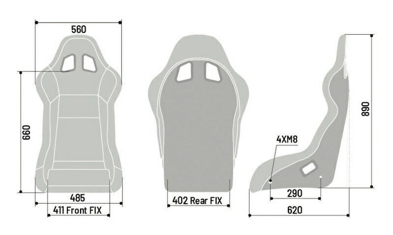 スパルコ レーシングシート EVO QRT X 2022年モデル FIA公認 バケットシート