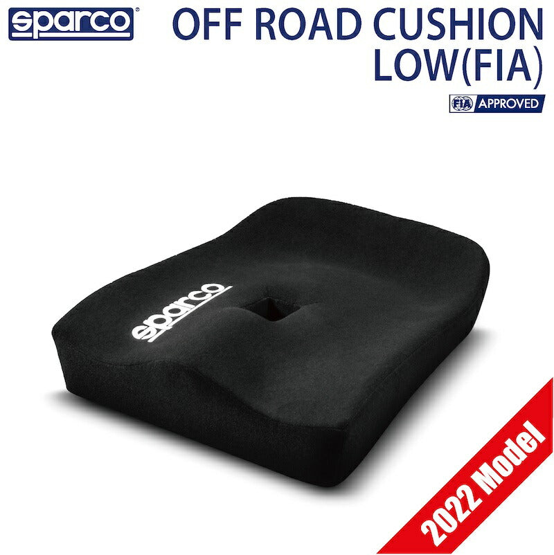 スパルコ オフロードクッション ロー FIA公認 2022年モデル OFF ROAD CUSHION LOW シートクッション