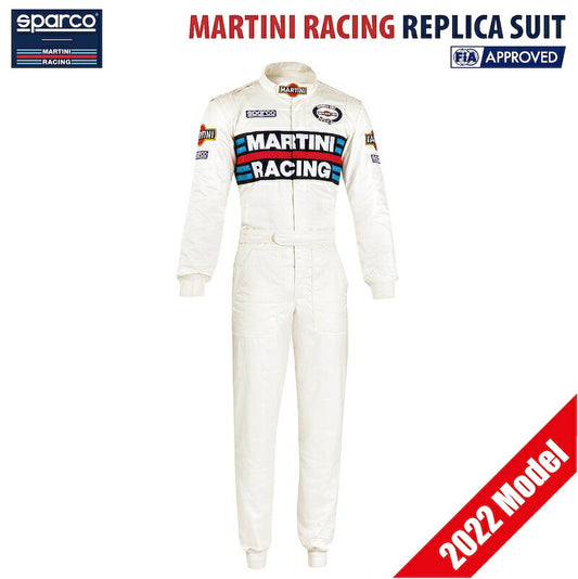 マルティニレーシング レプリカスーツ FIA公認 2022年モデル スパルコ レーシングスーツ SPARCO MARTINI4輪 走行会