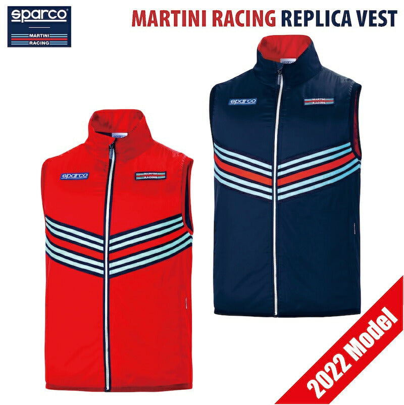 マルティニレーシング レプリカ ベスト 2022年モデル スパルコ SPARCO MARTINI RACING REPLICA VEST