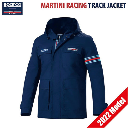 マルティニレーシング トラック ジャケット 2022年モデル スパルコ SPARCO MARTINI RACING TRACK JACKET コート アウター