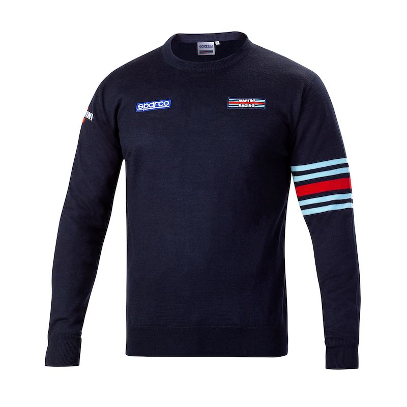 マルティニレーシング ウール クルーネック セーター 2022年モデル スパルコ SPARCO MARTINI RACING WOOL CREWNECK SWEATER ニット トップス
