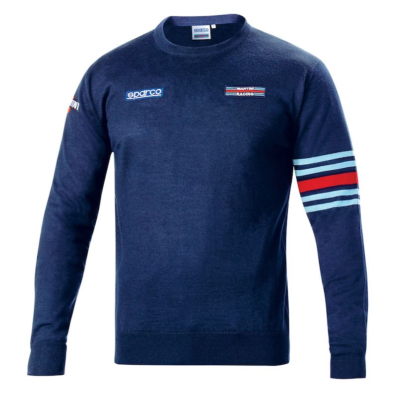 マルティニレーシング コットン クルーネック スウェット 2022年モデル スパルコ SPARCO MARTINI RACING COTTON CREWNECK SWEATER トップス