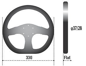 スパルコ ステアリングホイール L360 Suede