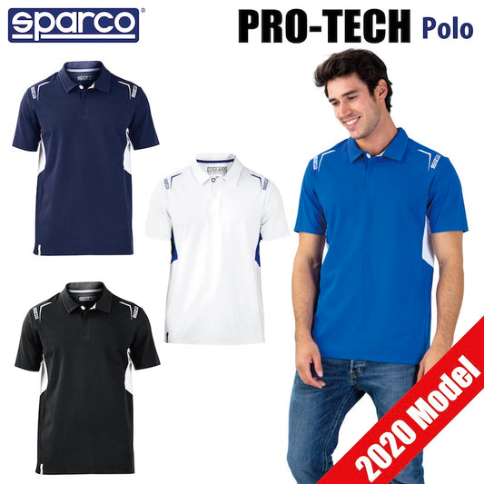 スパルコ PRO-TECH Polp ポロシャツ プロテック 半袖  レーシングウェア